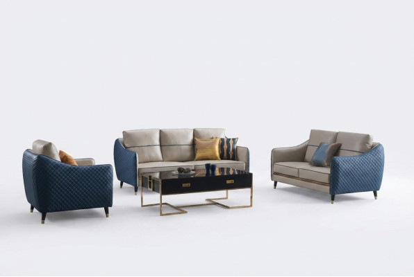 Sofá de 2 plazas Sofá de diseño Sofás Tapizados Sofás de tela Relax Asientos modernos
