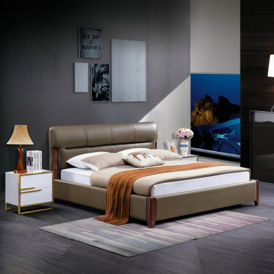 Cama moderna cama doble cama matrimonial diseño camas de lujo estilo moderno