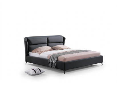 Diseño cama dormitorio camas de lujo textil hotel tapizado 180x200cm tela muebles
