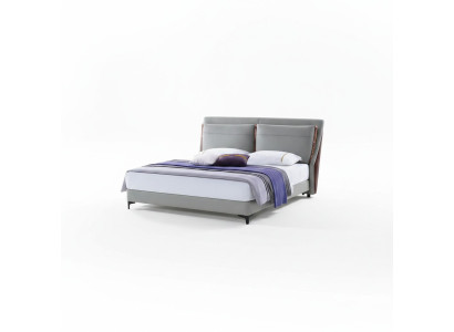 Cama de madera Cama Cama doble Muebles de lujo Dormitorio Hotel 180x200cm Camas Cuero