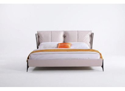 Moderno diseño hotel cama xxl camas de lujo doble cuero cuero artificial