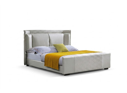 Cama tapizada Camas Cama Acolchonada Diseñador Hotel Doble Lujo Decoración Diseño