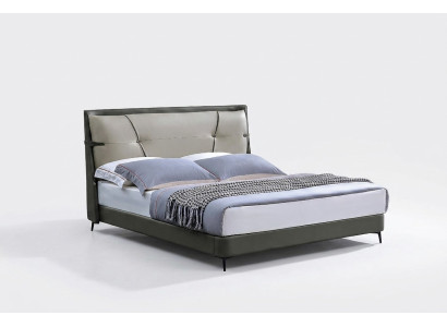 Muebles de lujo Cama doble Dormitorio Cama doble Beige Mobiliario de hotel