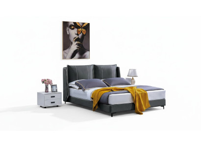 Cama doble dormitorio camas de lujo cama doble beige hotel mobiliario
