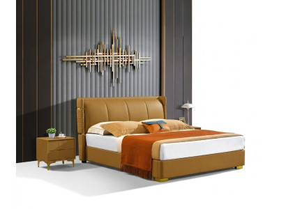 Cama doble muebles naranjas cama dormitorios doble cama beige hotel