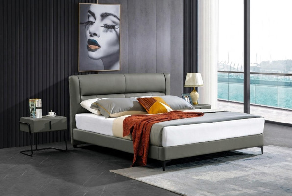 Camas dobles Cama Royal Dormitorio de lujo Cama de lujo de madera 180x200cm de lujo