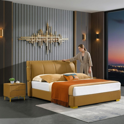 Habitación cama cama de matrimonio camas diseño grande de lujo doble