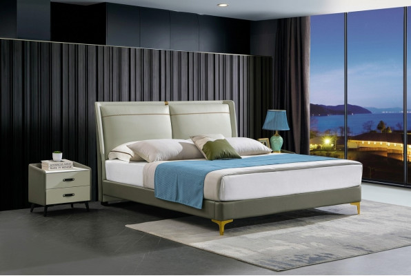 Cama tapizada de diseñador Cama Camas Cama doble Cama matrimonial Cama de diseñador NUEVA