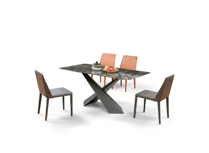 x Beine columnas mesa comedor mesas 180x90 muebles de diseño de lujo mármol
