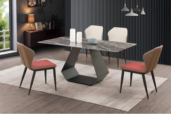 Mesa de comedor moderna mesa de mármol mesas 180x90 comedor diseño de muebles de lujo nuevo.