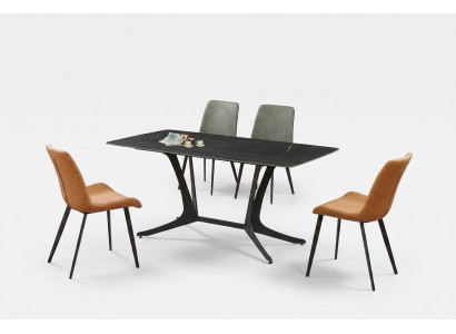 Mesa de comedor de diseño, mesa de comedor, decoración de sala de estar, mesas de diseño 180x90cm