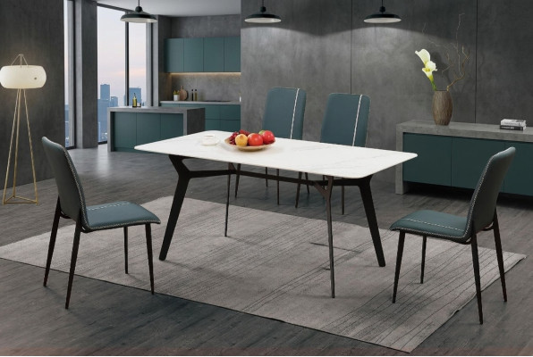Lujo Mesa de comedor Mesa moderna Muebles italianos Mesas de comedor Mármol