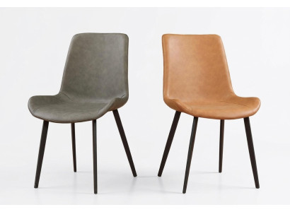 Silla de diseñador lujo silla con respaldo acolchada sillas 1x sala de estar comedor