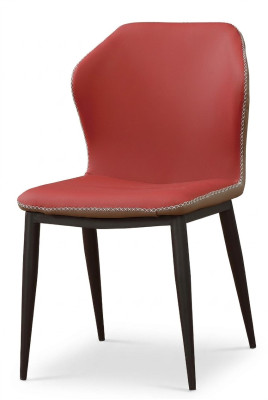 Silla 1x Diseño de lujo Silla de diseño Tapizado Asiento Respaldo Oficina Comedor Madera Nuevo.
