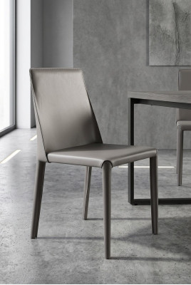 Moderno sillón silla 1x comedor televisión asiento silla tapizada gris sillón nuevo.