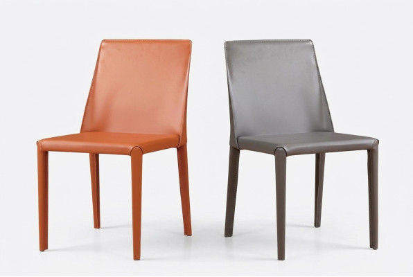 Silla de diseño de lujo, silla con respaldo tapizada 1x, silla de salón comedor, muebles nuevos.