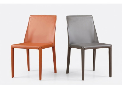 Silla de diseño de lujo, silla con respaldo tapizada 1x, silla de salón comedor, muebles nuevos.