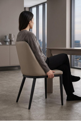 Moderno sillón silla 1x comedor decoración salón asiento sillón acolchado.