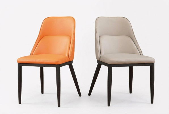 Silla Silla Moderna 1x Silla de salón comedor Televisión Acolchada Lounge Asiento Nuevo