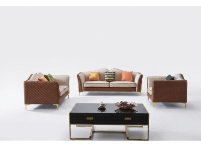 Sofá conjunto de 3+2+1 plazas Sofá clásico conjunto de sofás de salón decorativos nuevos