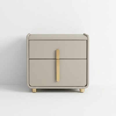 Diseño de mesa de noche decorativa de consola de metal brillante para mesas de consola de dormitorio.