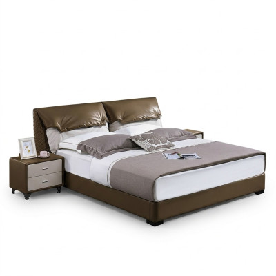 Juego de dormitorio clásico de 3 piezas. Cama clásica + mesita de noche Cama doble Nueva.