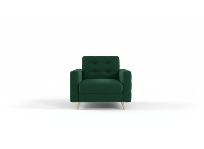 Silla de salón comedor sala de estar lounge asiento verde diseño moderno silla tapizada nueva