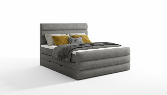 Cama King size de lujo diseño de caja Hotel muebles Cama doble 140/160/180x200