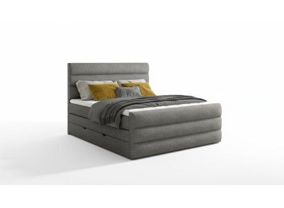 Cama King size de lujo diseño de caja Hotel muebles Cama doble 140/160/180x200