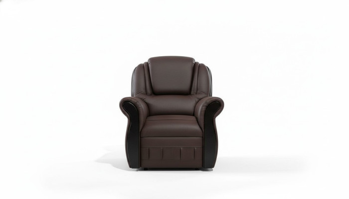 Sillón Club de tela Sofá de 1 plaza Mobiliario de oficina nuevo Diseño lounge Silla con respaldo