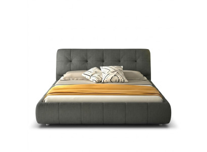 Diseño camas acolchadas camas cuero doble hotel matrimonial dormitorio somier caja nuevo