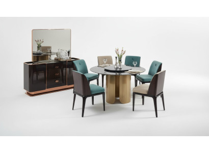 Silla azul comedor Sillas modernas Diseño de muebles de lujo Mobiliario de diseño nuevo