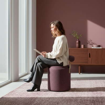 Taburete dormitorio rojo nuevo muebles de diseño moderno creativo de lujo