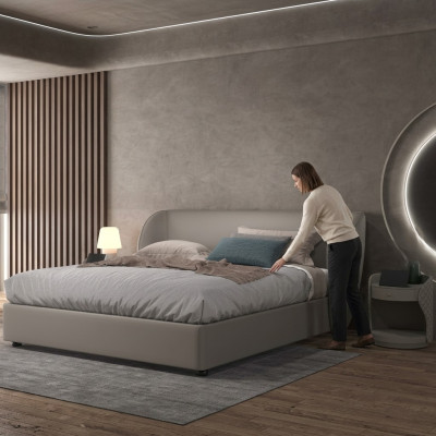 Estructura de cama Diseño Cama tapizada Cama Camas Hotel Cama de hotel 180x200cm