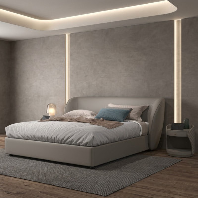Estructura de cama Diseño Cama tapizada Cama Camas Hotel Cama de hotel 180x200cm
