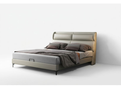 Alta calidad Lujo Doble Cama Camas Acolchado Diseño Matrimonial Hotel Cuero Textil Nuevo