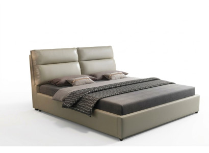 Diseño cama dormitorio textil cuero tapizado. Camas modernas 180x200cm.