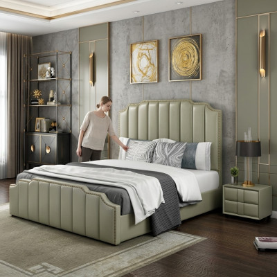 Dormitorio de lujo cama diseño camas 180x200cm doble hotel muebles mobiliario