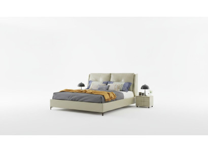 Cama Acolchada Diseño Lujo Doble Hotel Dormitorio Descanso 180x200cm