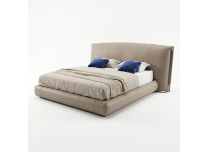 Diseño de cama de lujo para hotel clásico doble. Luxuosas habitaciones de lujo en Italia.