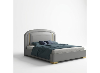 Cama de diseño moderno 180x200 terciopelo metal camas de hotel cama doble matrimonio dormir