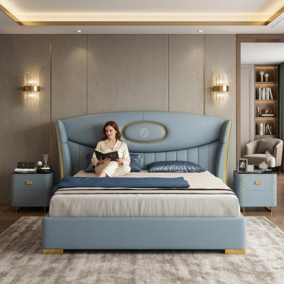 Muebles de diseñador italiano cama doble dormitorio 180x200cm Nuevo Camas