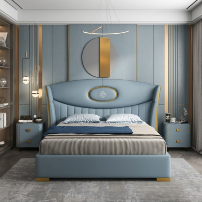 Muebles de diseñador italiano cama doble dormitorio 180x200cm Nuevo Camas