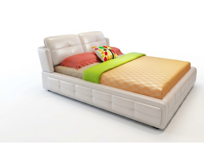 Lujo Dormitorio Cama Acolchada Decoración Diseño 180x200cm Doble Camas de Hotel