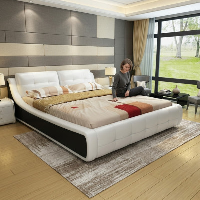 Diseño cama dormitorio camas textil hotel lujo tapizado muebles tela muebles