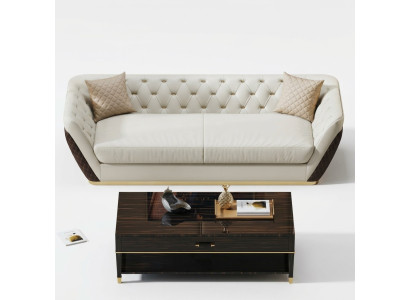 Sofá de 3 plazas sofá de esquina conjunto de decoración de diseño moderno de sofá.