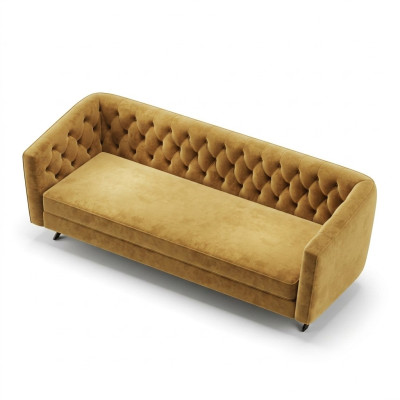 Muebles de estilo italiano 3 sofá de tres plazas sofá tapizado tela sofá de tela.