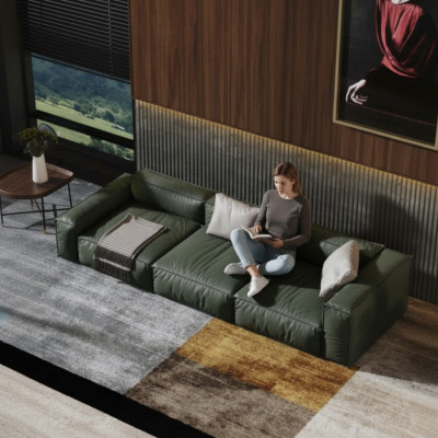 Sofá de 4 plazas Big xxl Sofas Sofás Diseño de sala de estar de cuatro plazas