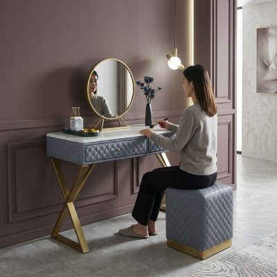 Mesa de maquillaje Moderna cómoda Mesa Tocador cosmético Aparador