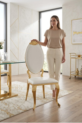 Sillas de club de lujo de tela de madera Silla de diseño Silla respaldar tapizado